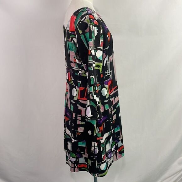 Milly Multi Print Abstract Mini Dress - Picture 2 of 5